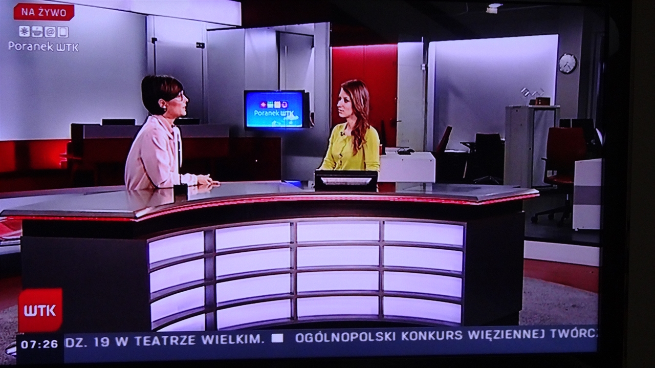 Wywiad z Moniką Zygmunt - Jakuć Kobietą Przedsiębiorczą 2015 w Telewizji WTK