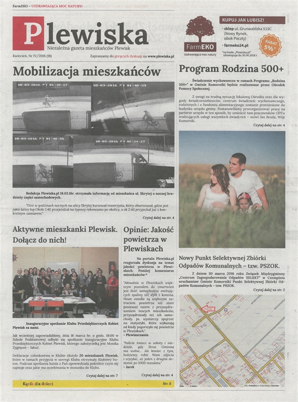 Gazeta Plewiska - kwiecień 2016