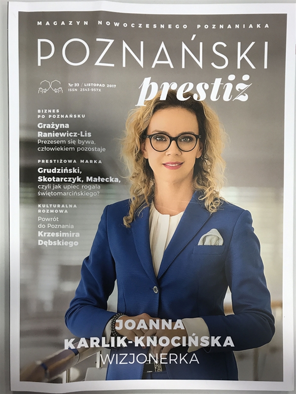 "Poznański prestiż" relacjonuje spotkanie Moniki Zygmunt Jakuć w ramach projektu "Kobieta warta poznania"