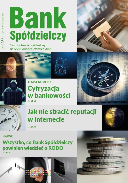 Article for the "Bank Spółczielczy" magazine - April-June 2018
